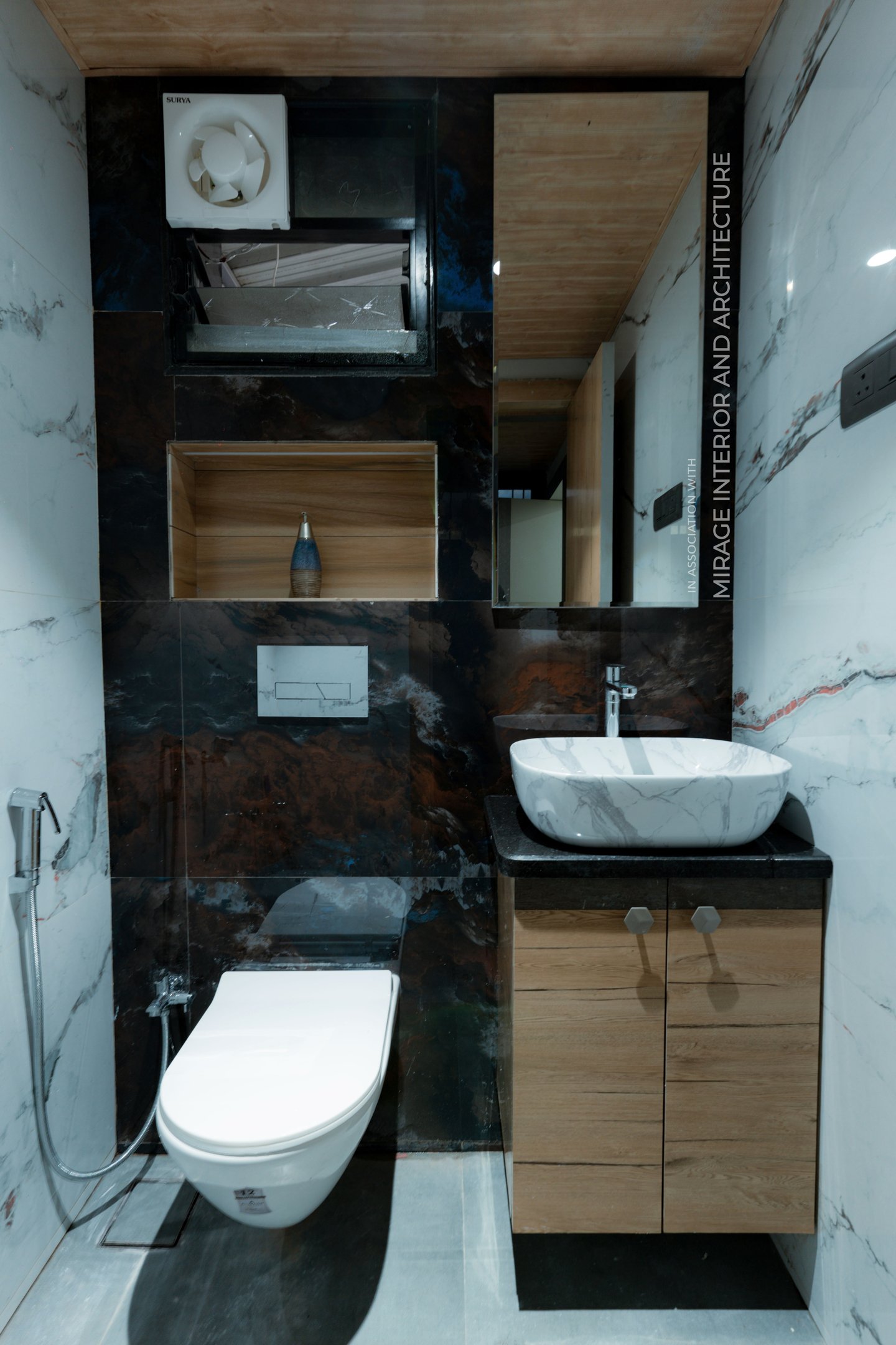 3BHK Bungalow Renovation - Interior Hues at Nagpur - 3bhk Interior Bungalow Bathroom Design Mirage Interior And Architecture Nagpur 11 AVL3VMOz1nuEZbgD