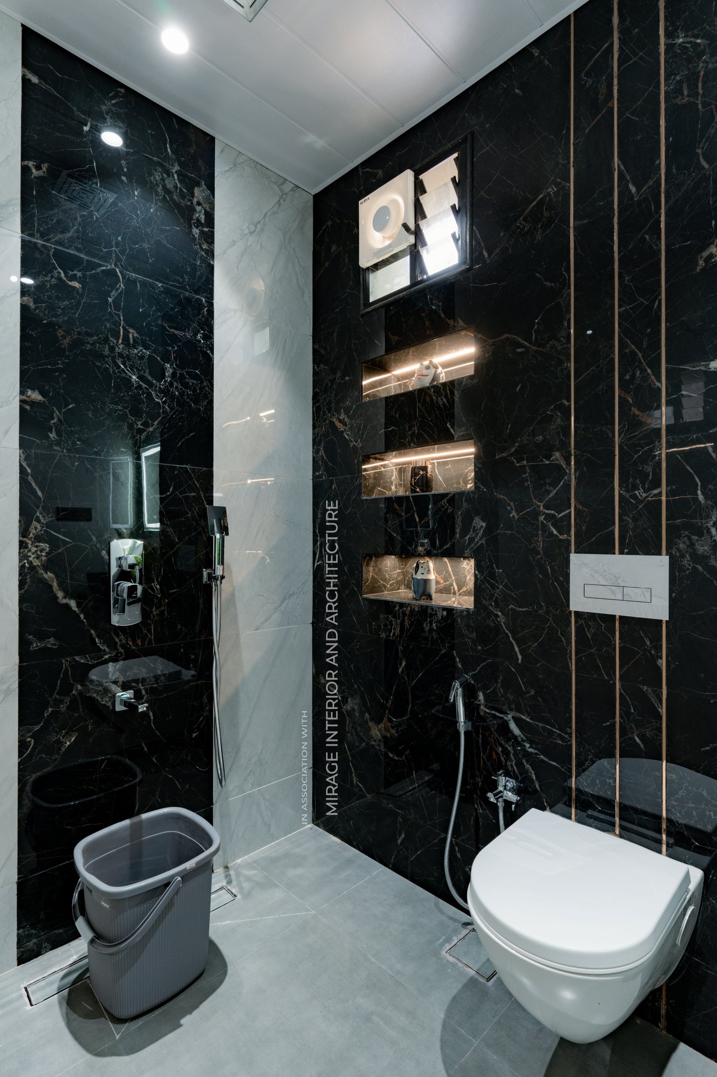 3BHK Bungalow Renovation - Interior Hues at Nagpur - 3bhk Interior Bungalow Bathroom Design Mirage Interior And Architecture Nagpur 9 DJoeqRxNkXU6XPDo