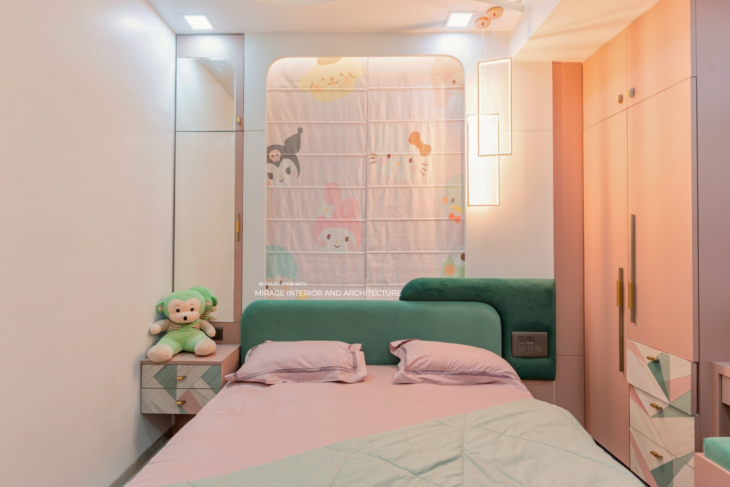 3bhk Interior Bungalow Kid S Bedroom Mirage Interior And Architecture Nagpur 1 D95DvkNE7PHN0QlB Scaled