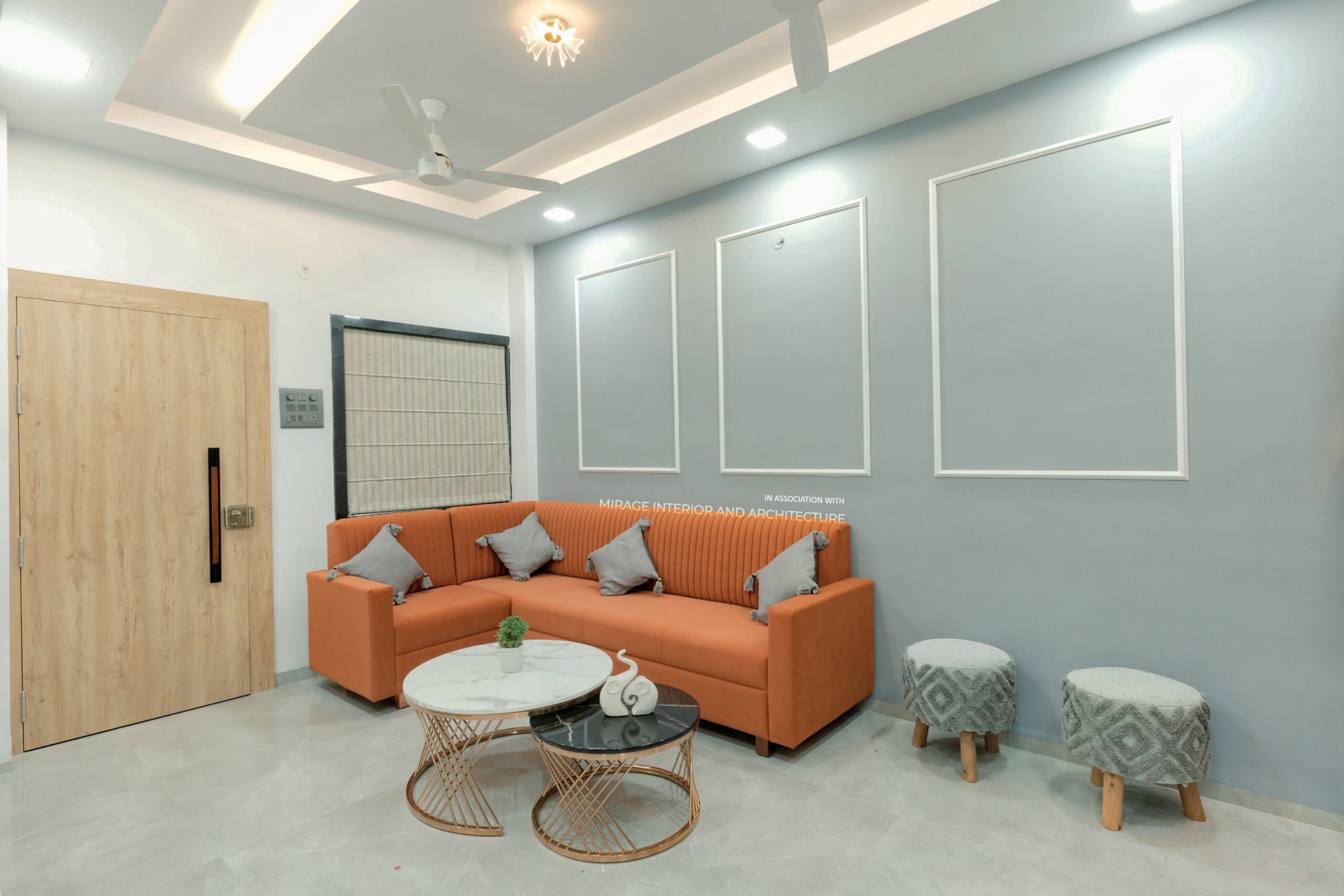 3BHK Bungalow Renovation - Interior Hues at Nagpur - 3bhk Interior Bungalow Living Room Mirage Interior And Architecture Nagpur 4 YBglBRDlrNuzp18y Scaled